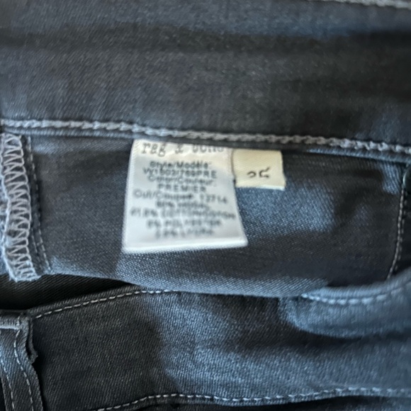 rag & bone Women's Black Jeans, size 25, color Premier - Picture 5 of 7